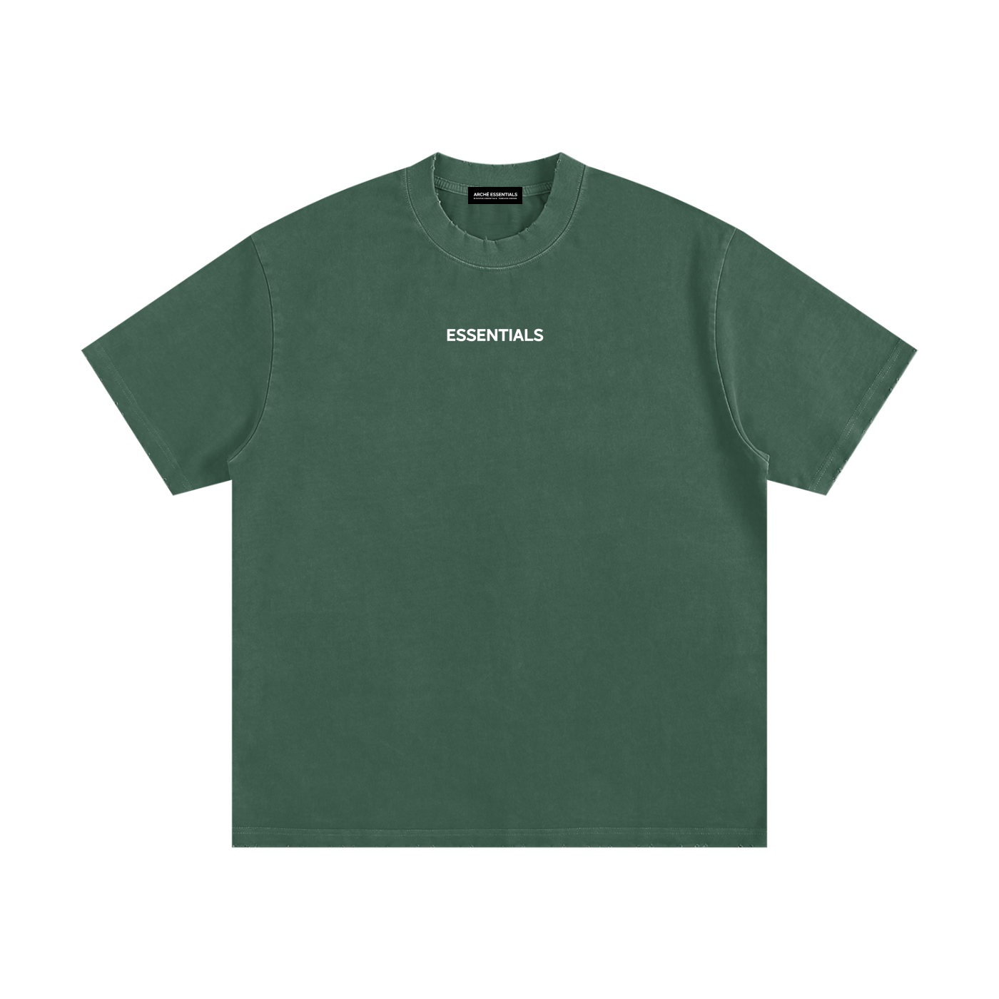Heavyweight Vintage Washed Frayed T-Shirt
