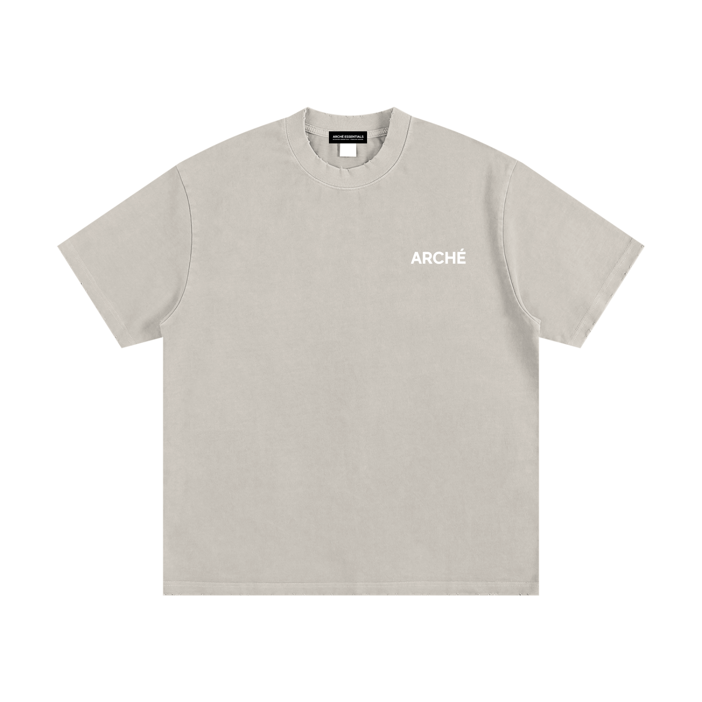 Heavyweight Vintage Washed Frayed T-Shirt
