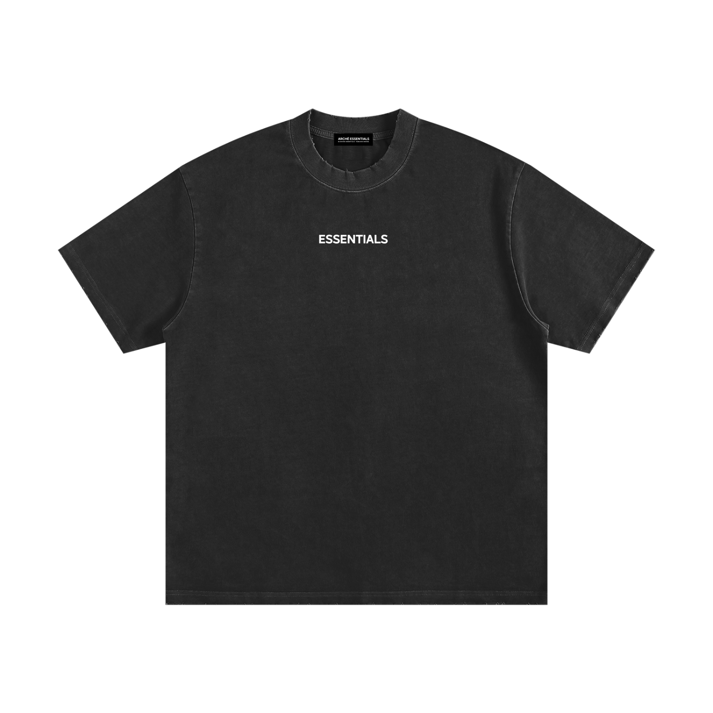 Heavyweight Vintage Washed Frayed T-Shirt
