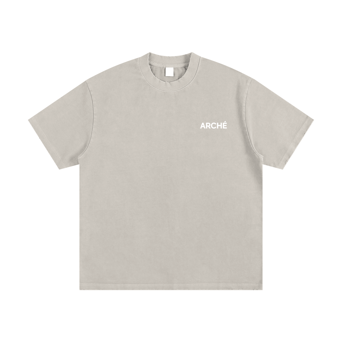 Heavyweight Vintage Washed Frayed T-Shirt