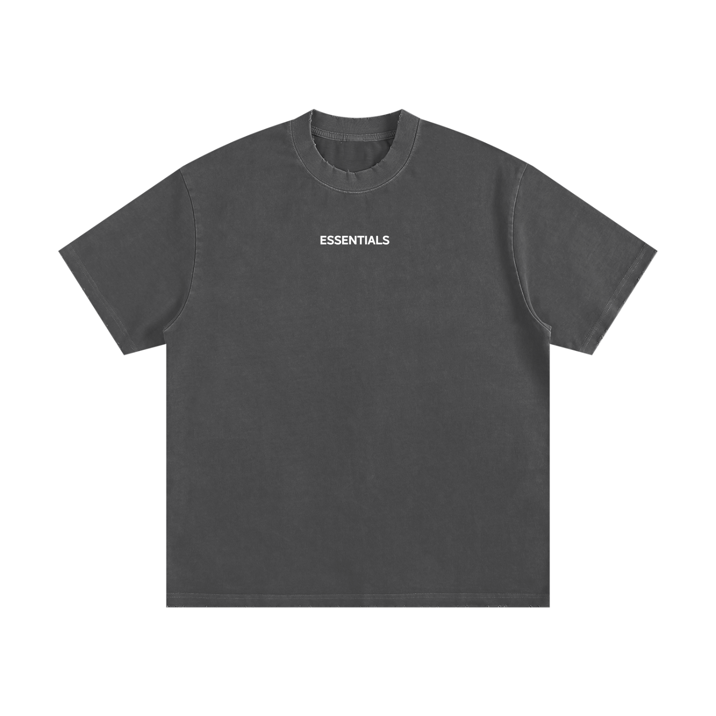 Heavyweight Vintage Washed Frayed T-Shirt